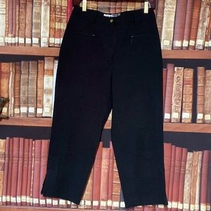 Jamie Sadock zipper pocket‎ black Capri pants Sz 6